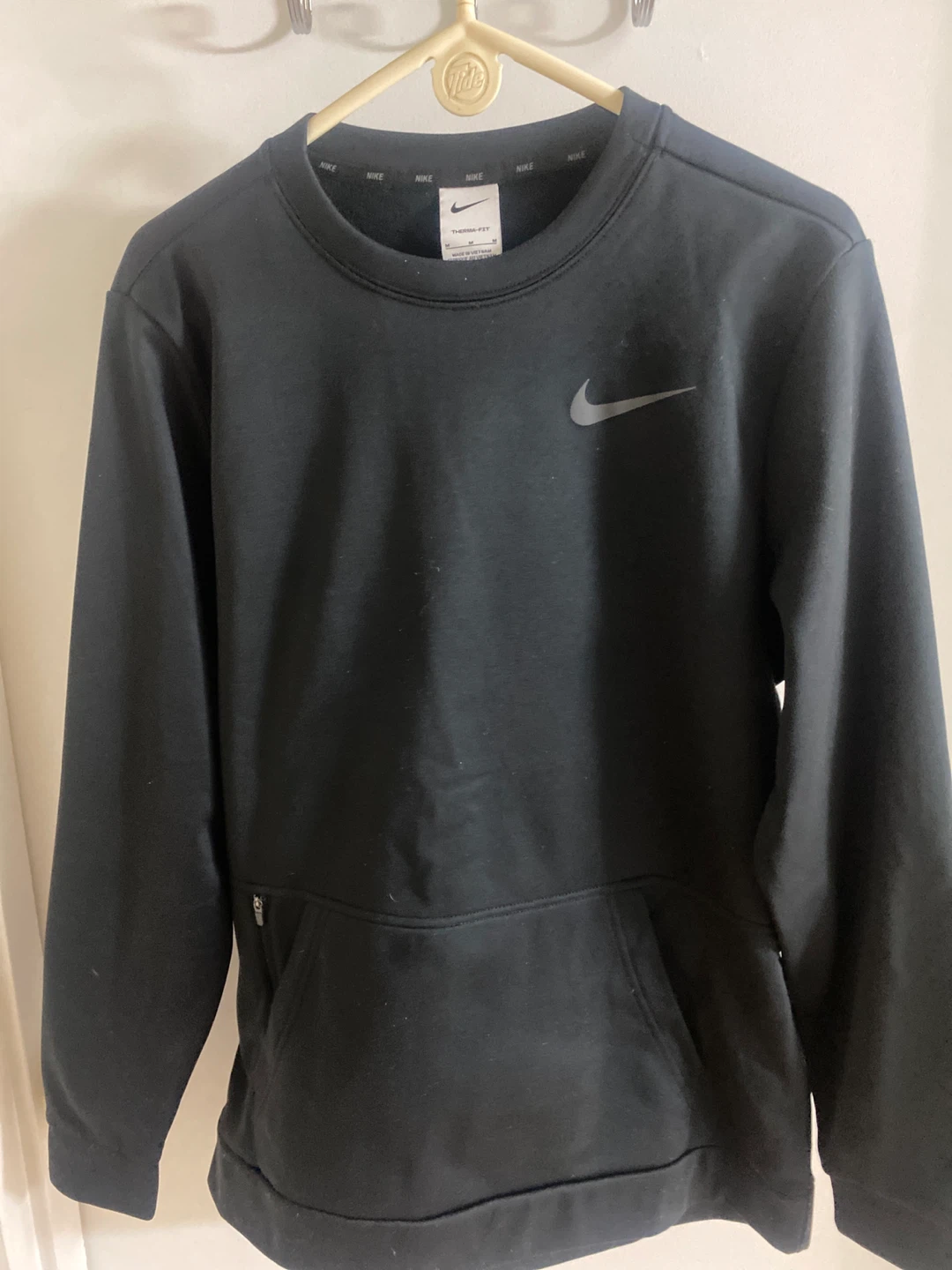 Nike Therma-FIT Black Pullover - Size M