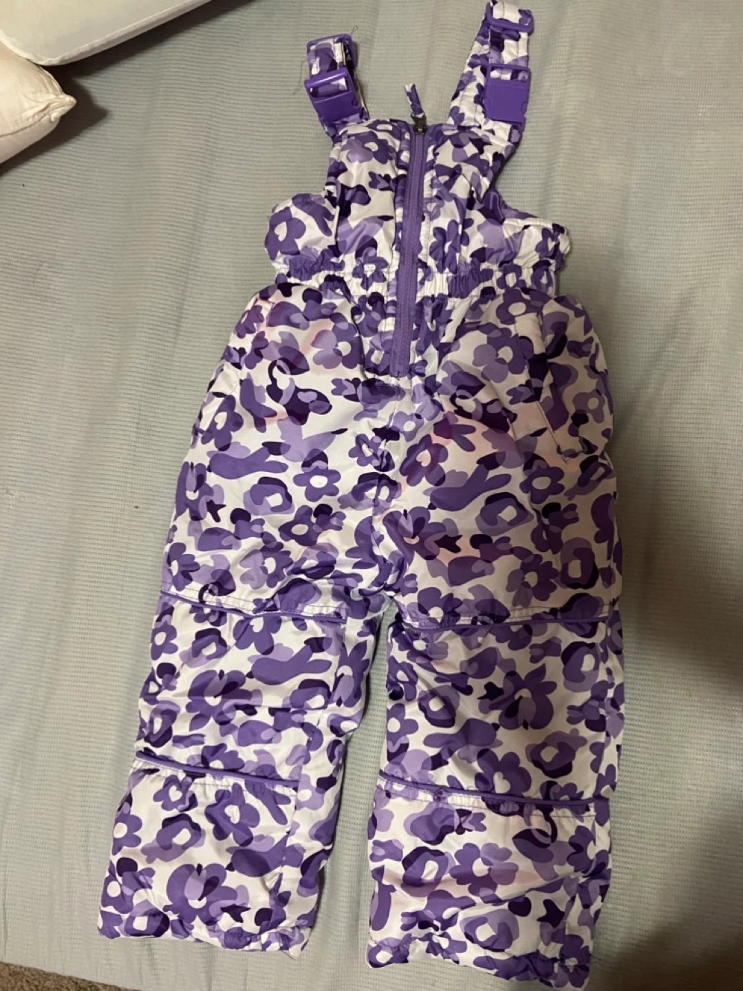 Purple Floral Snowsuit