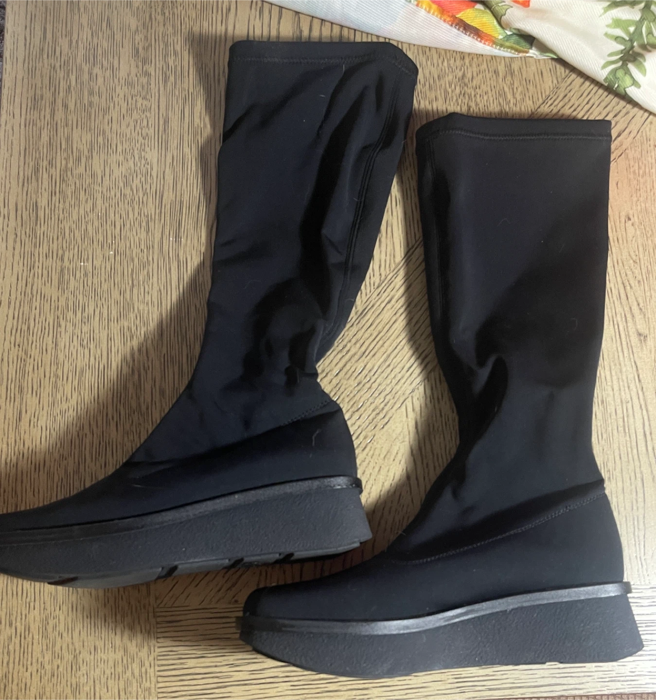 Alissa Italian Black Boots - Size 6.5 - photo 2