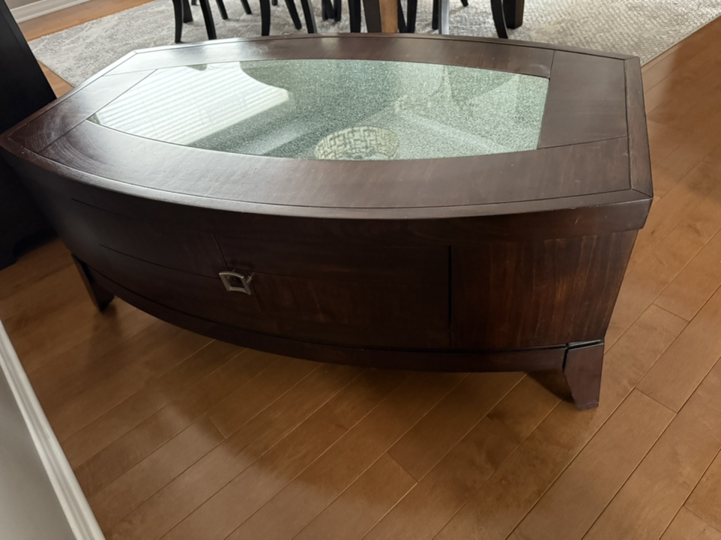 Glass Top Coffee Table - photo 2