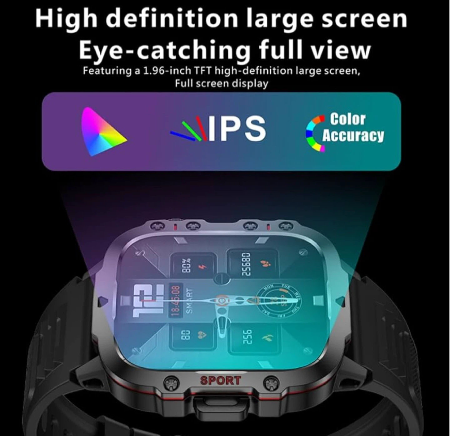 Military Smart Watch for Men (Answer/Make Call) - photo 3