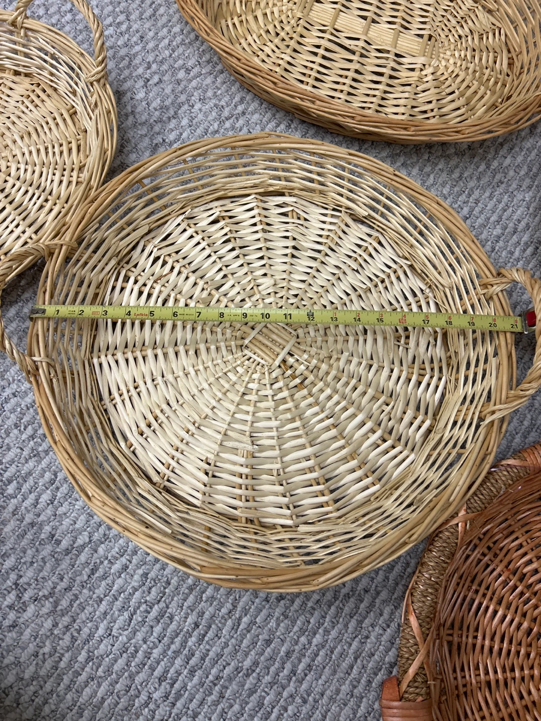 Wicker Basket - 21 inch Diameter