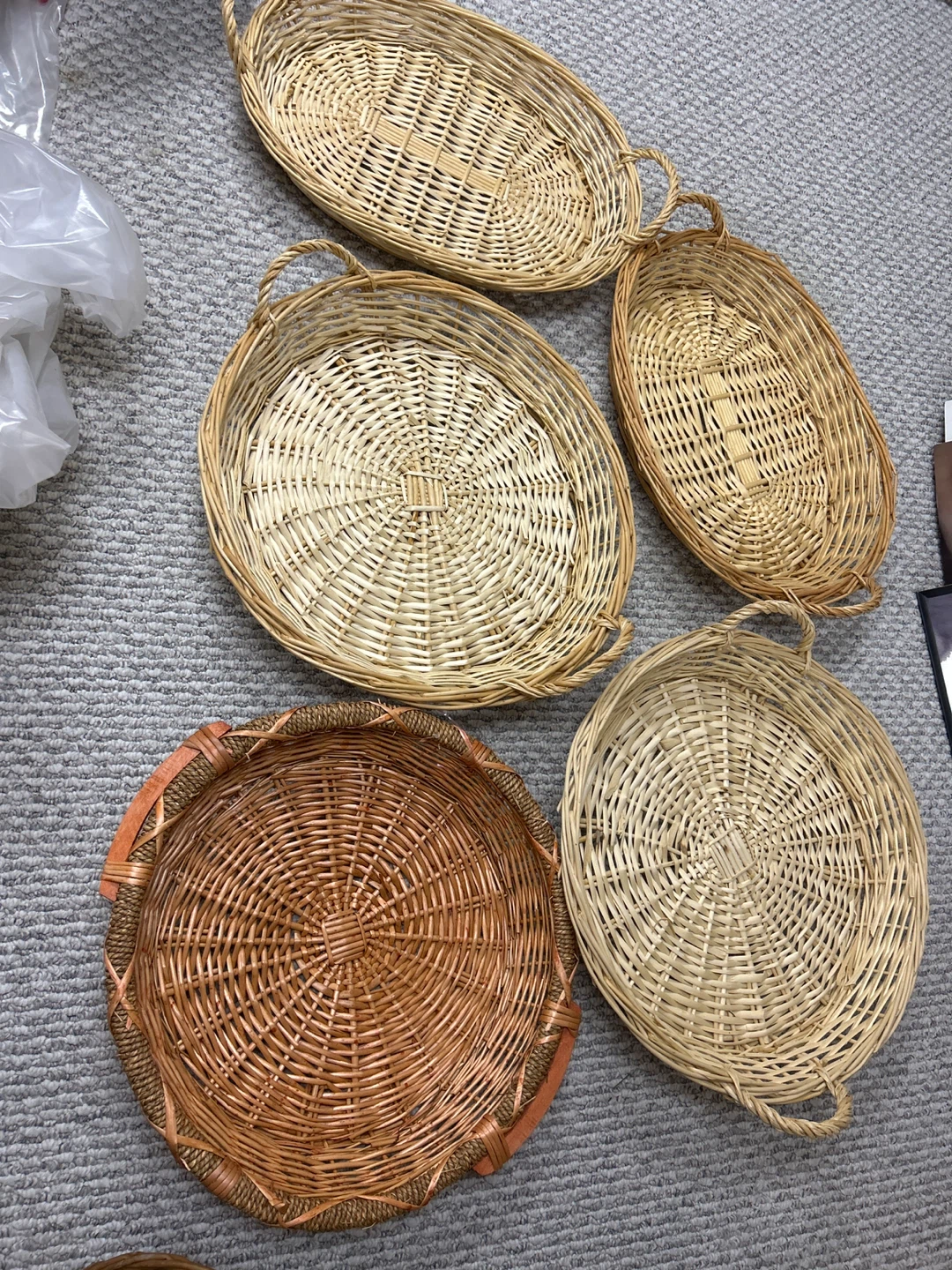 Wicker Basket - 21 inch Diameter - photo 3