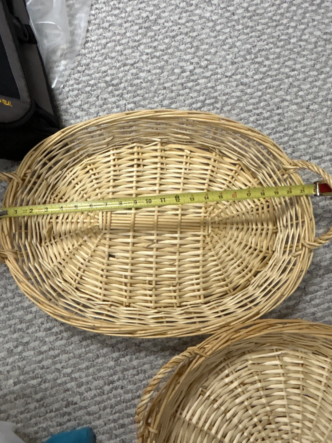 Wicker Basket - 21 inch Diameter - photo 4