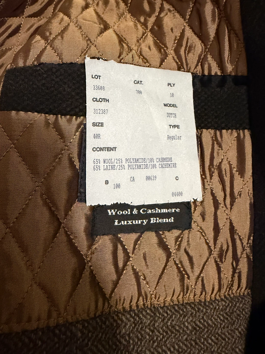 Weather Report Black Wool & Cashmere Coat - Size 40R - photo 5