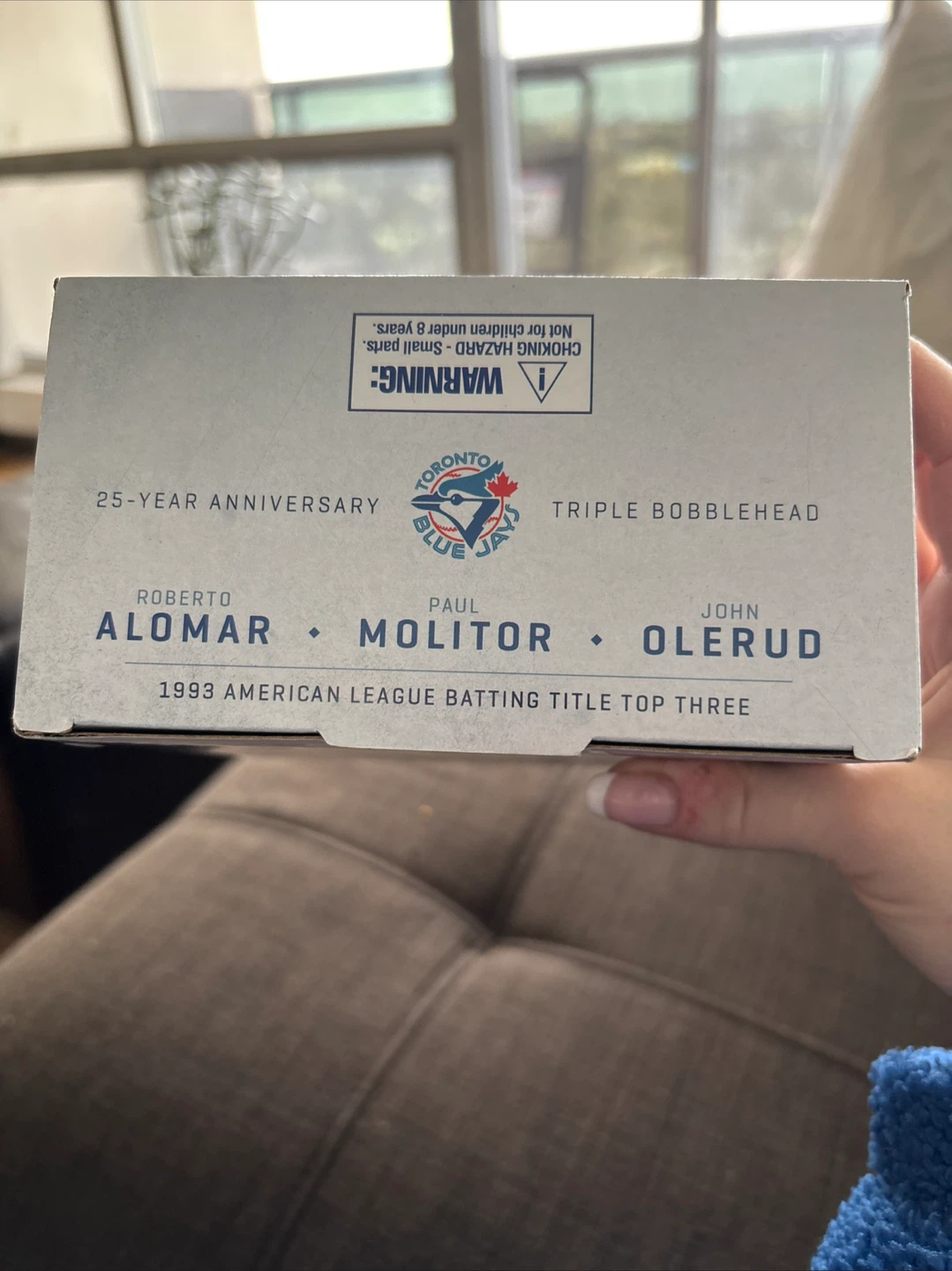 Toronto Blue Jays Triple Bobblehead 1993 Alomar Molitor Olerud - photo 5