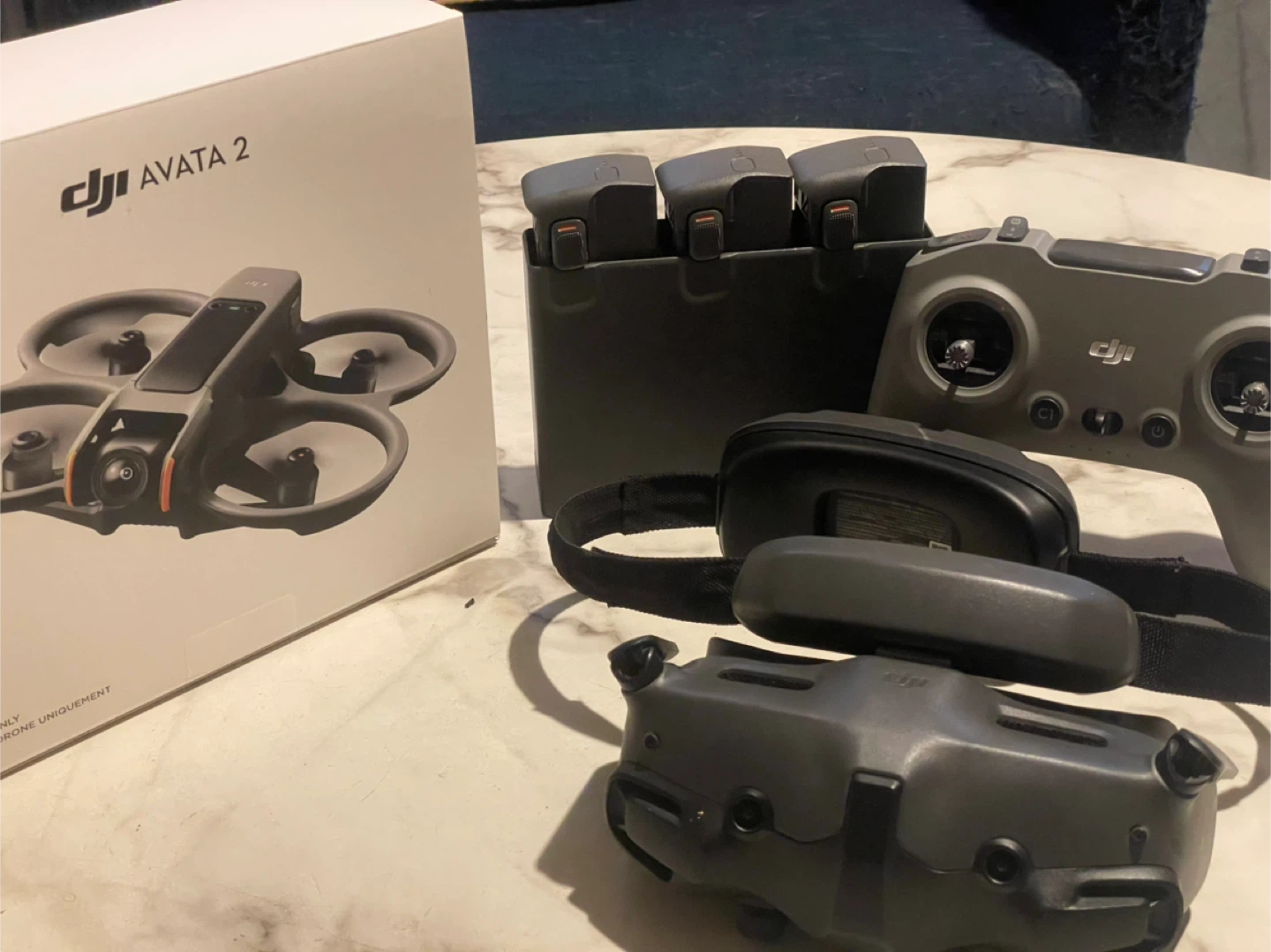 DJI Avata 2 Drone  fly more combo with Goggles and Remote