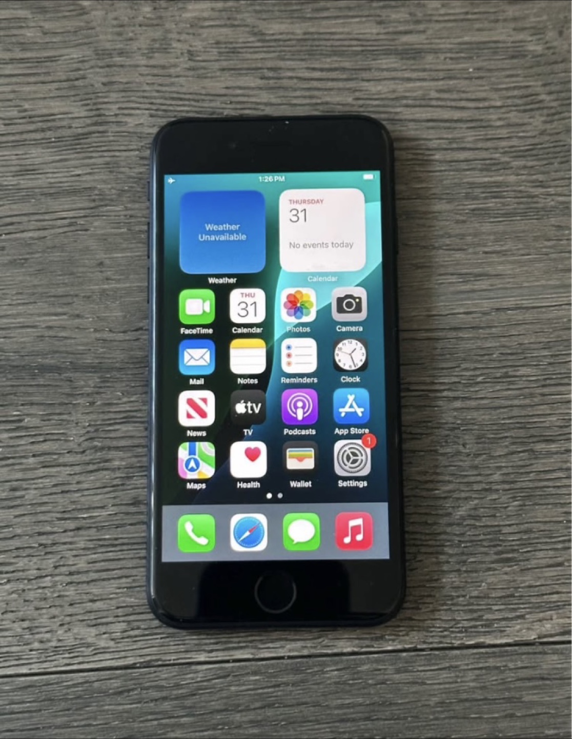 Apple iPhone SE (3rd generation) 128GB - Black