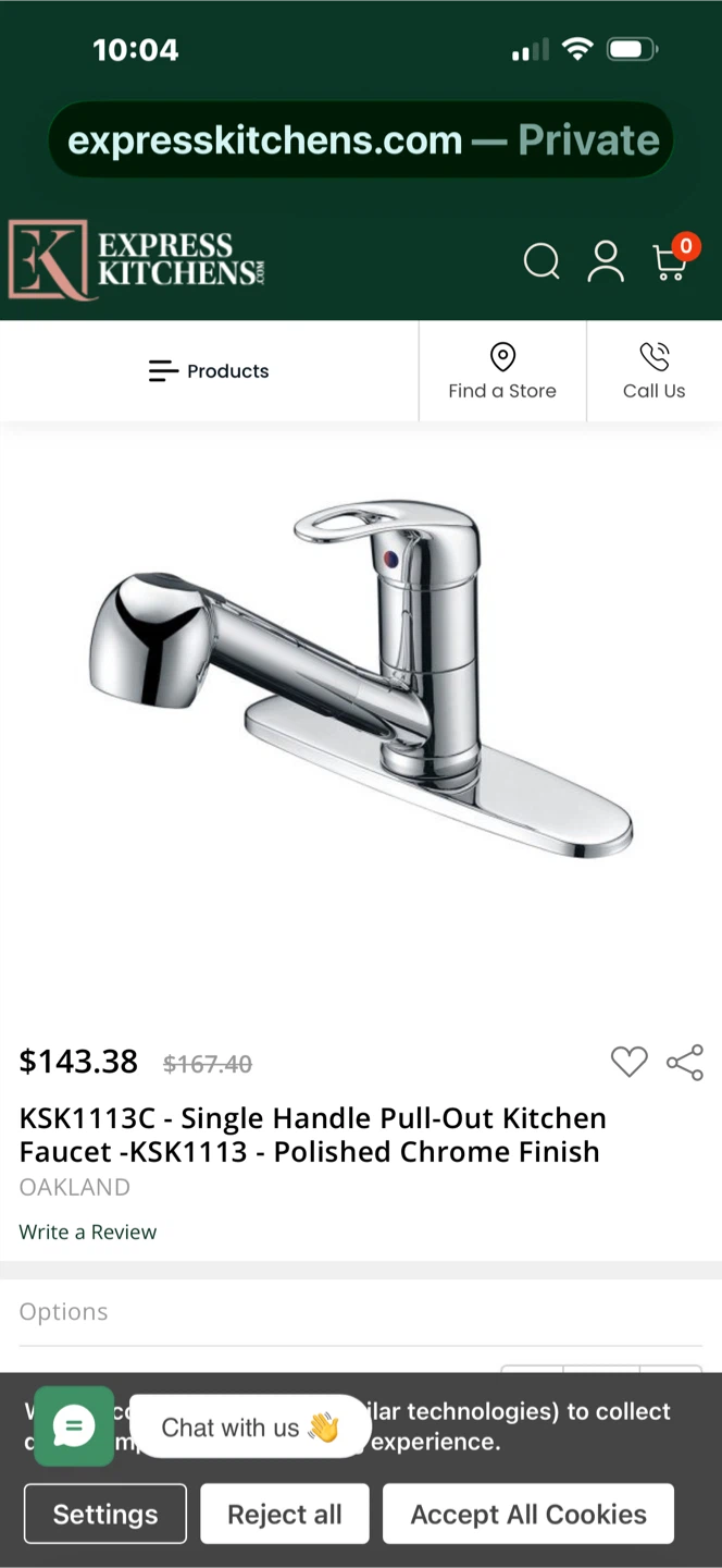 Oakland Single Handle Pull-out Kitchen Faucet - NEW - photo 2
