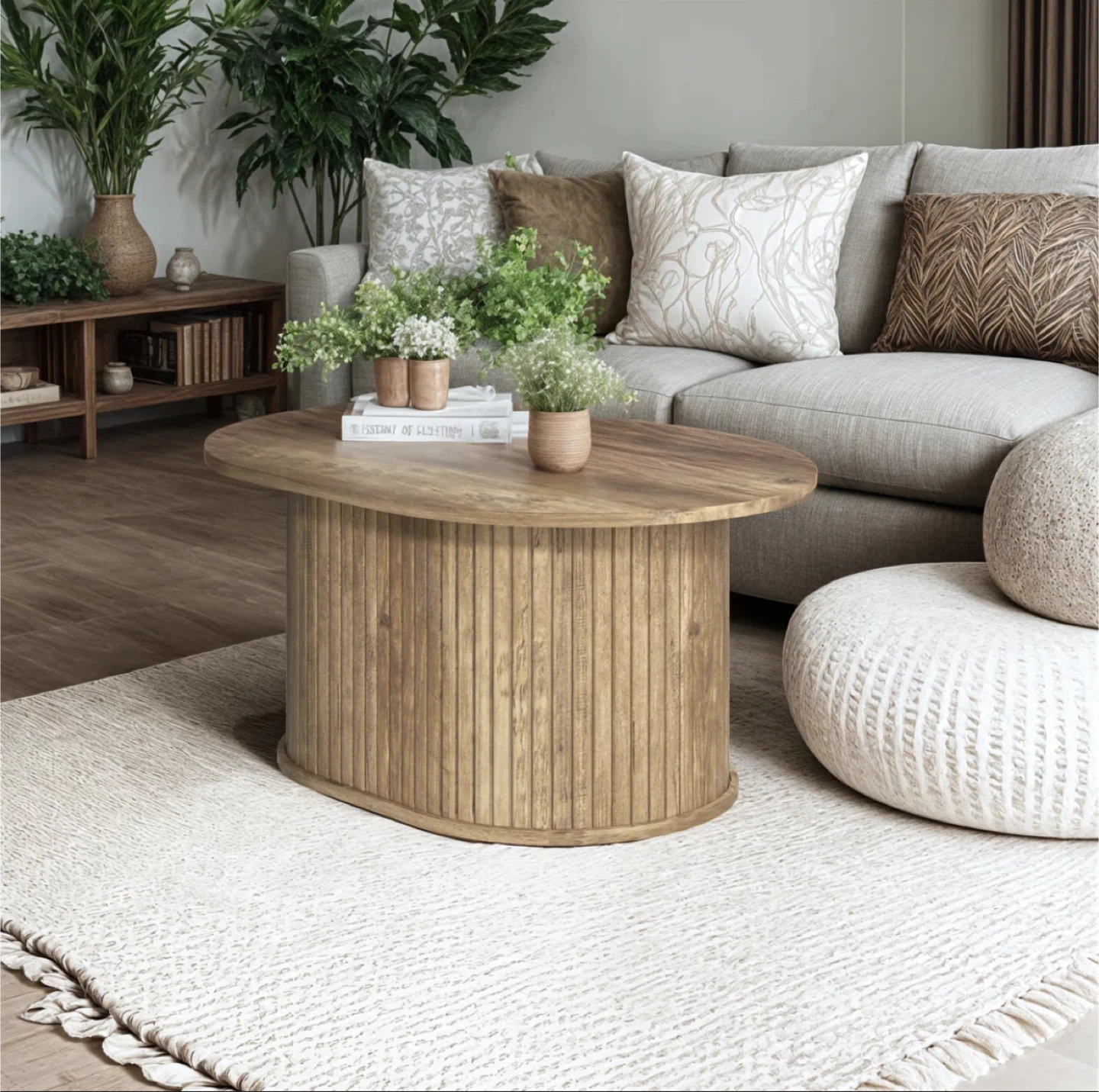 Wood Coffee Table - 31" x 22" - photo 2