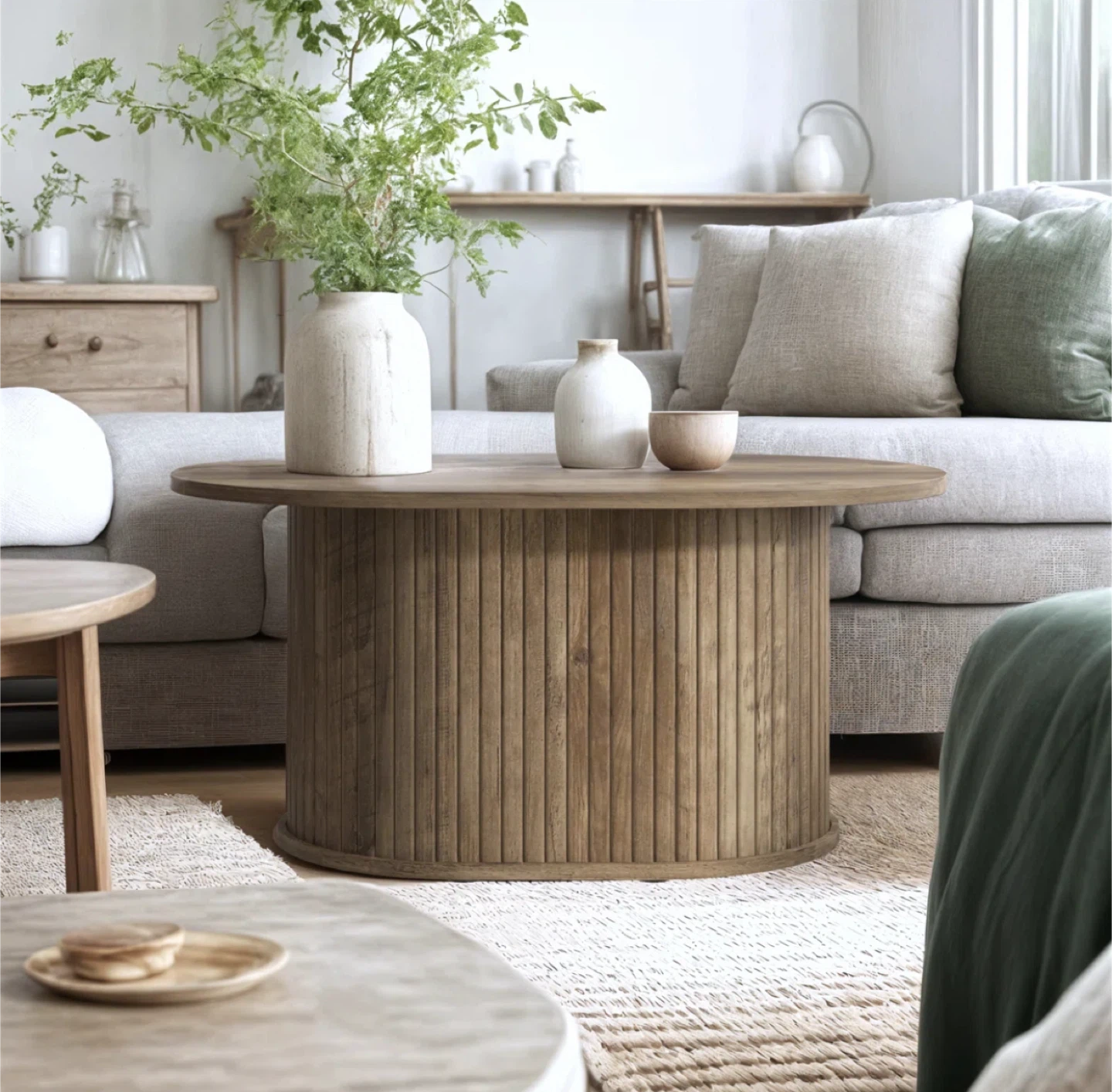 Wood Coffee Table - 31" x 22" - photo 3