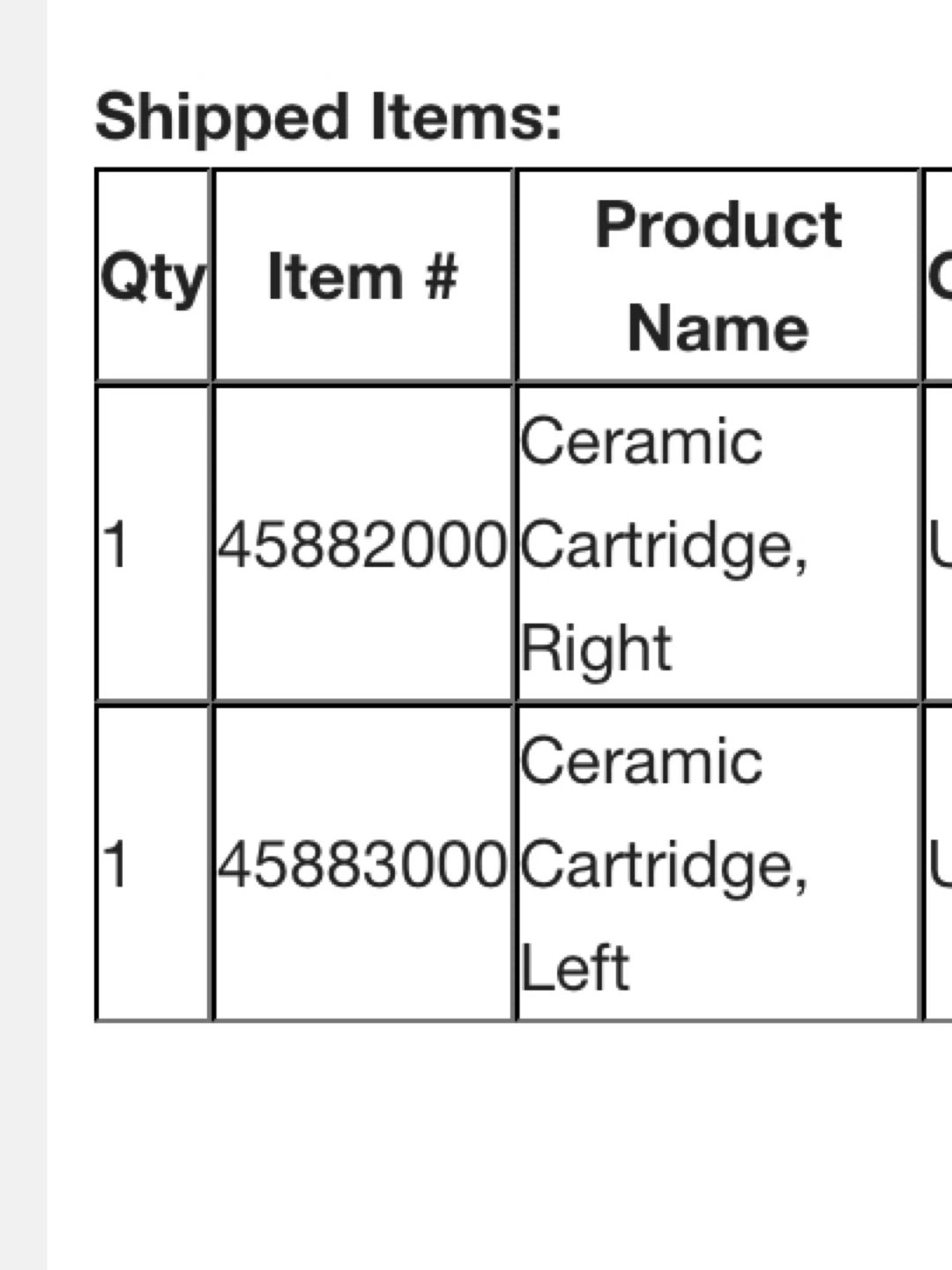 GROHE Ceramic Cartridge Right & Left - photo 2
