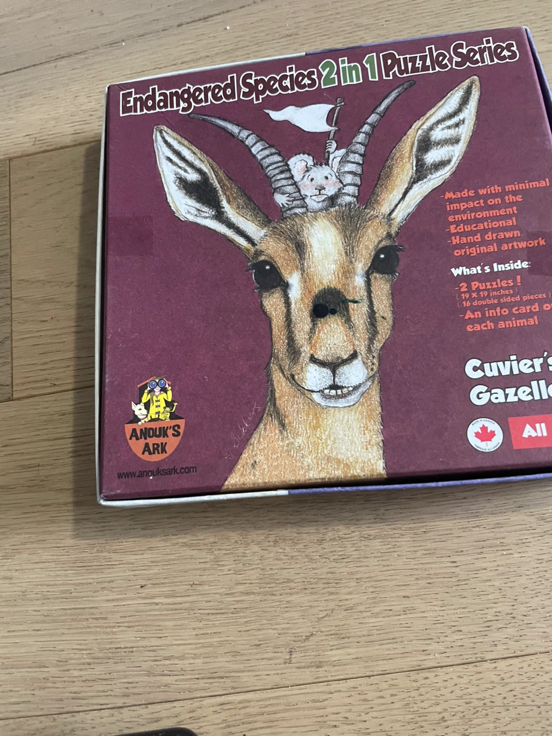 Anouk's Ark Endangered Species 2 in 1 Puzzle Series - photo 2