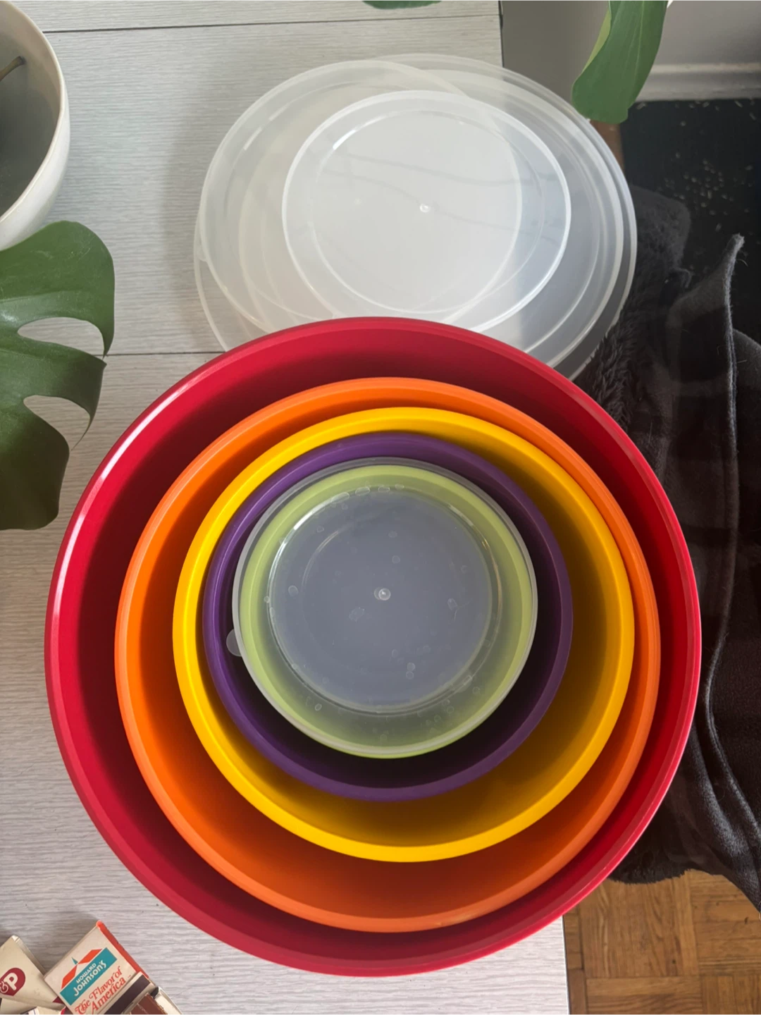 Rainbow Nesting Mixing Bowls Set of 6