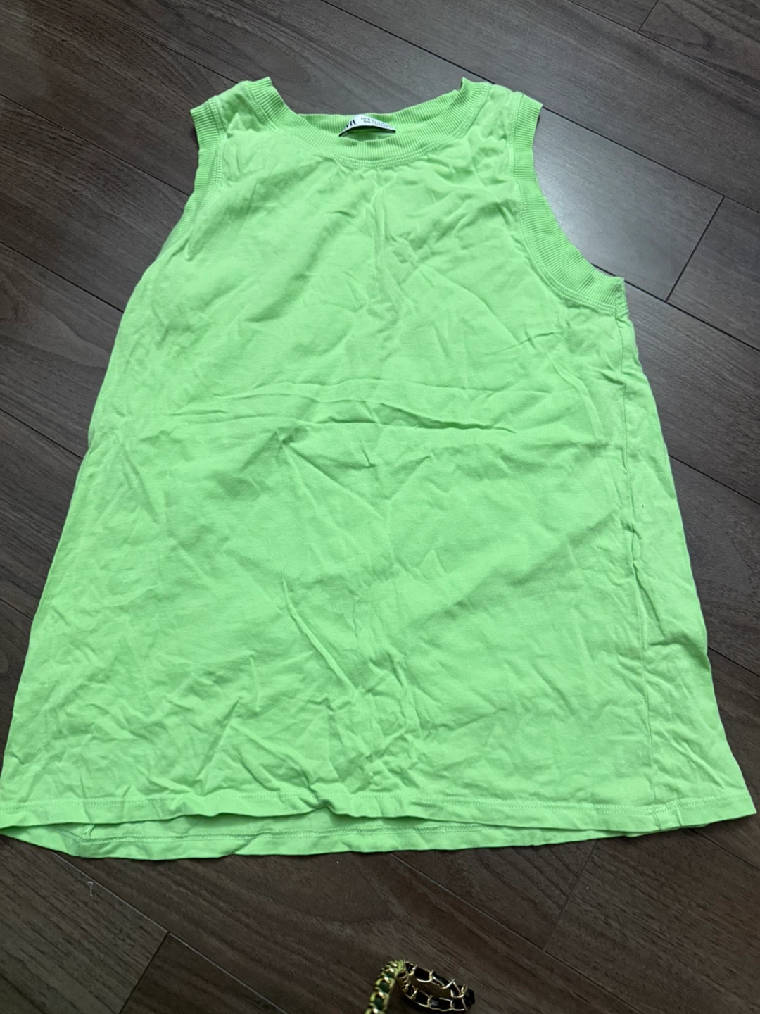Zara Green Tank Top - Size M
