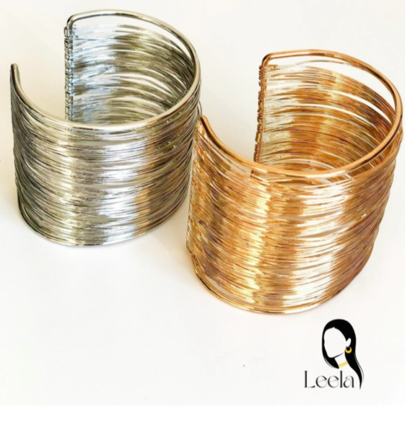 Silver & Gold Cuff Bracelets