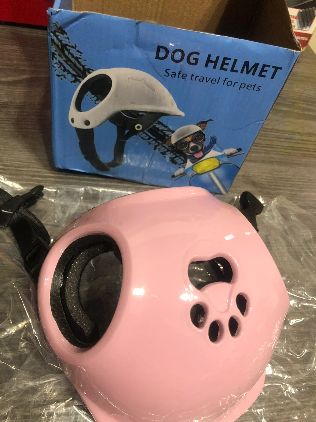 New Dog Helmet - Small Size  Safe Travel for Pets