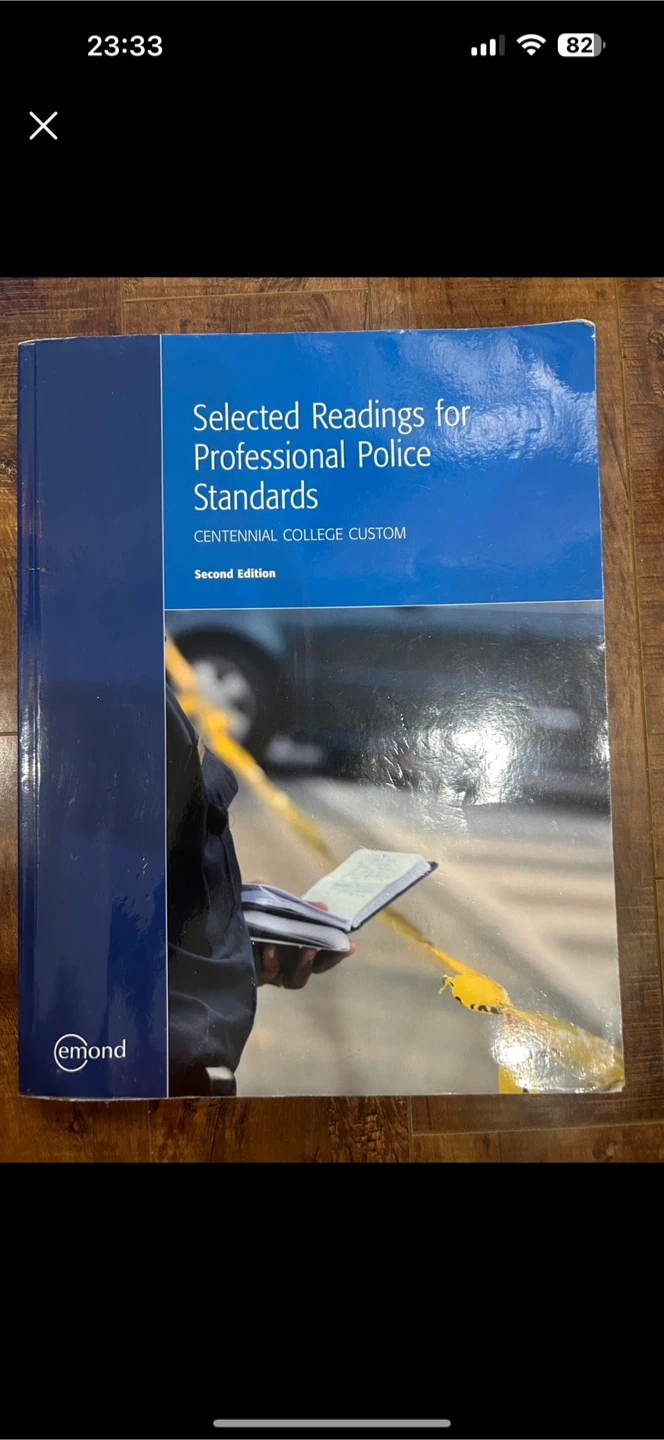 Selected Readings for Professional Police Standards