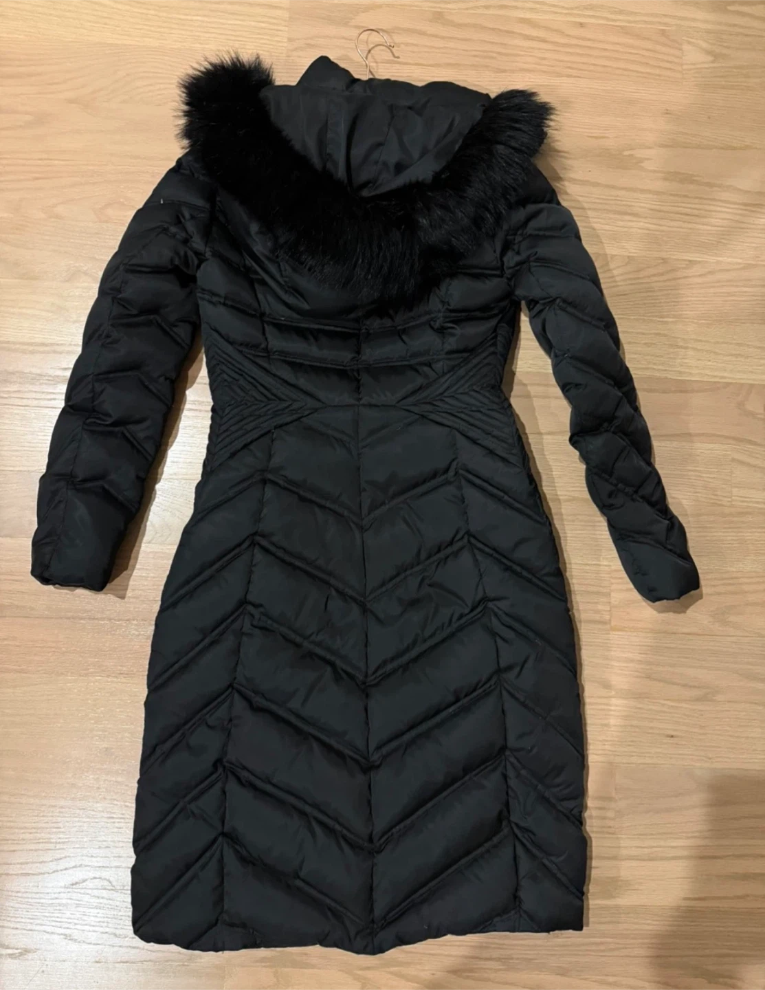 Black Puffer Coat - photo 4