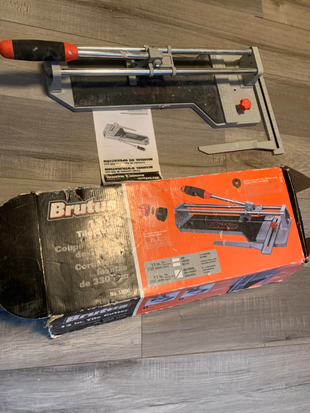 Brutus 13 in. Tile Cutter w/ Box - photo 3
