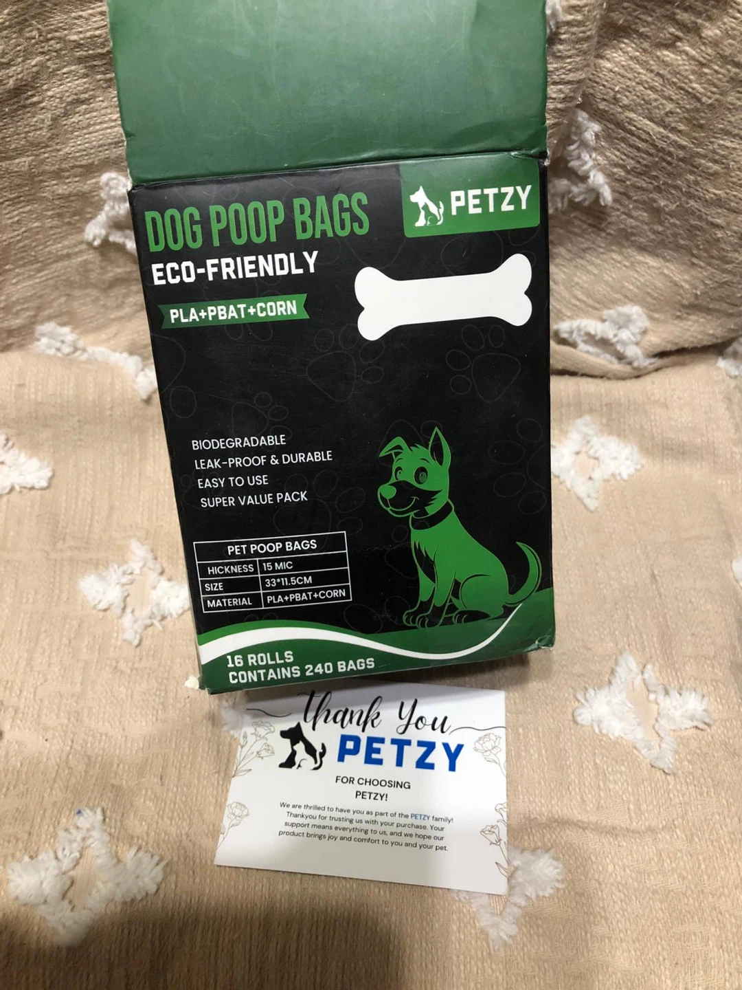 New Petzy Dog Poop Bags - 240 Bags - photo 5