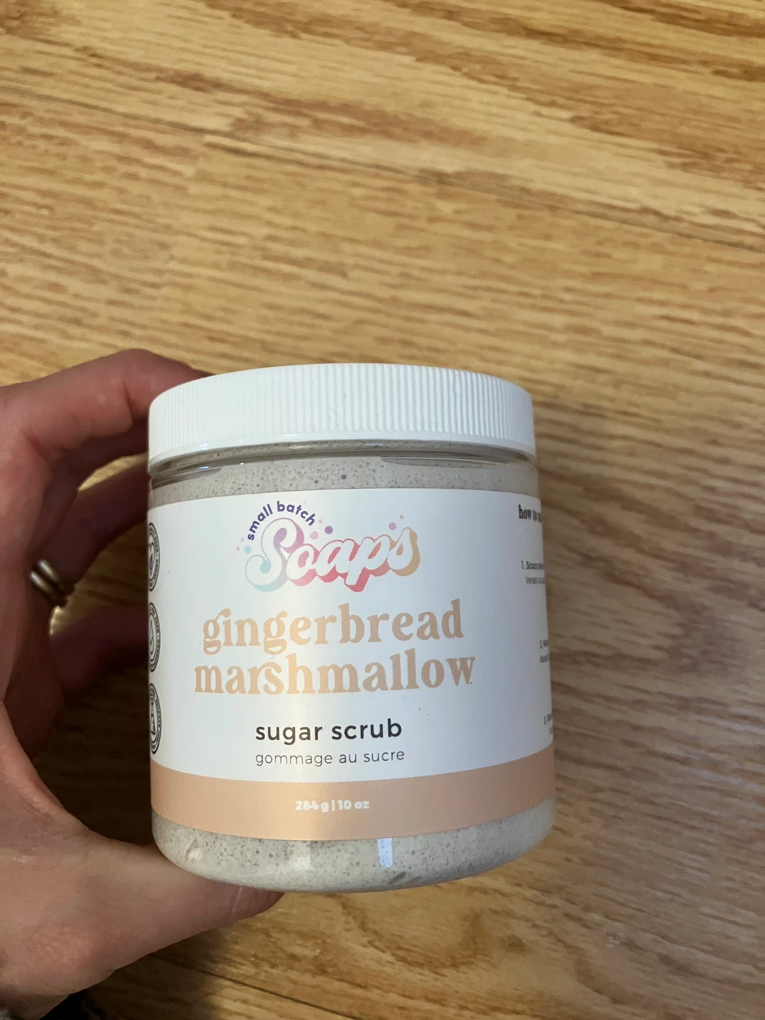 Small Batch Soaps Gingerbread Marshmallow Sugar Scrub