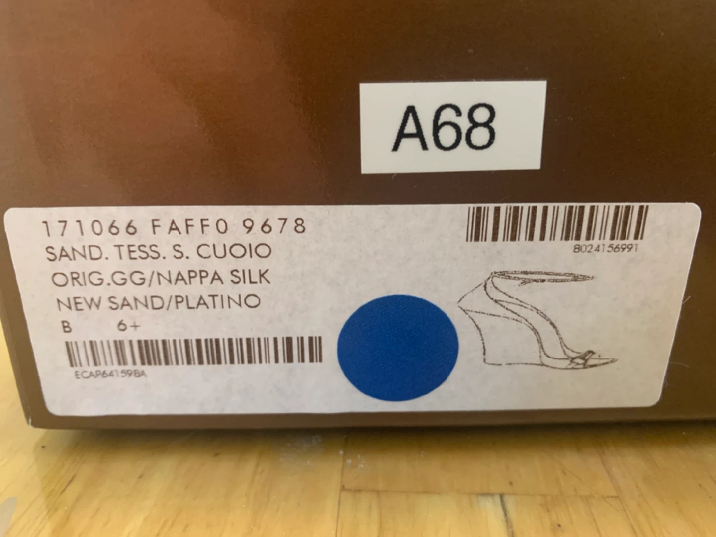 Gucci Wedge Sandals Size 6.5 - photo 4