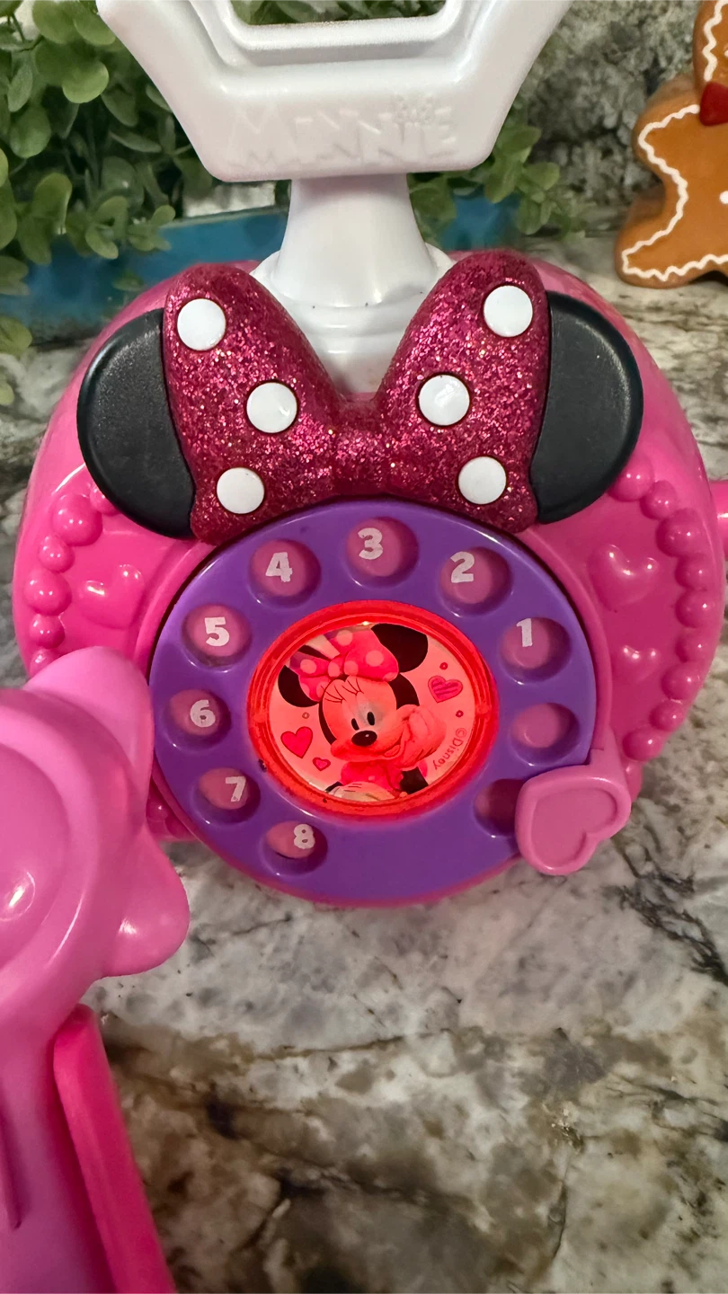 Minnie Mouse Cash Register & Rotary Phone - photo 3