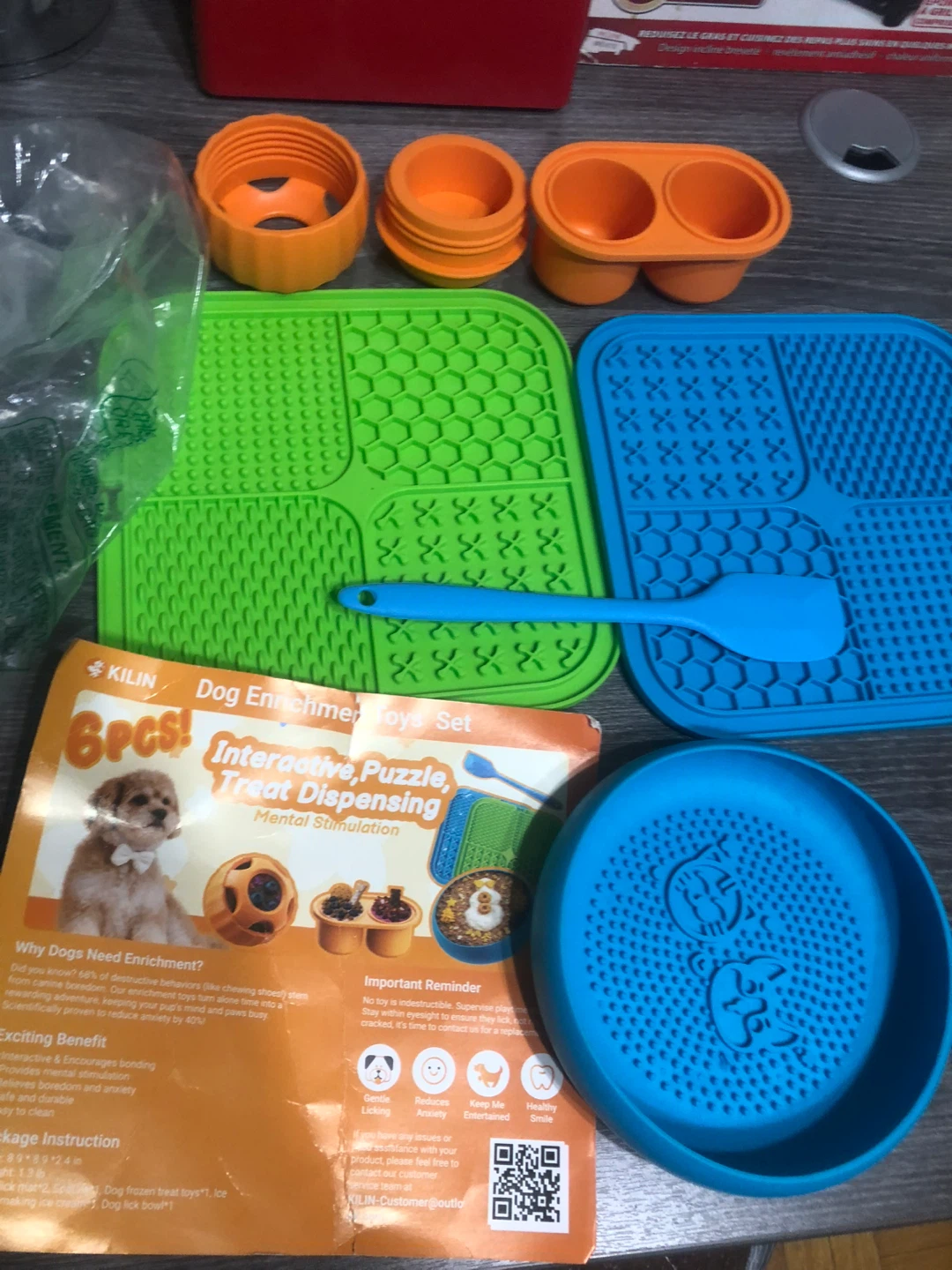 NEW-KILIN 6pcs Dog Enrichment Interactive Toys Set