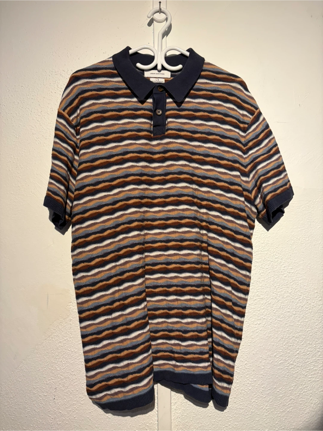 Urban Outfitters Striped Polo - Size Large - photo 2