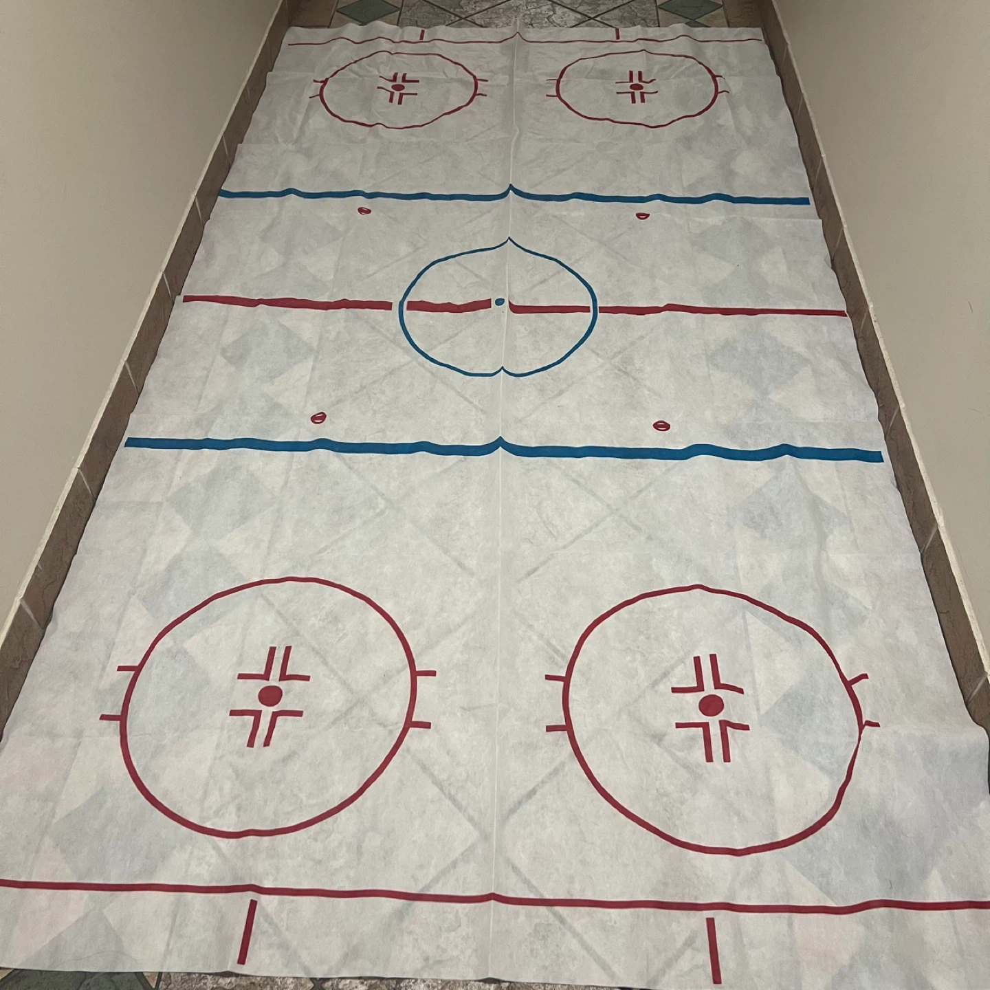 5’x9’ Rink  & NHL Hockey Team Logos towel 2 1/2 x4 1/2 ‘ - photo 3