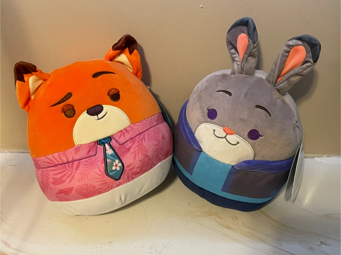 Squishmallow Zootopia Nick and Judy 8" Plush