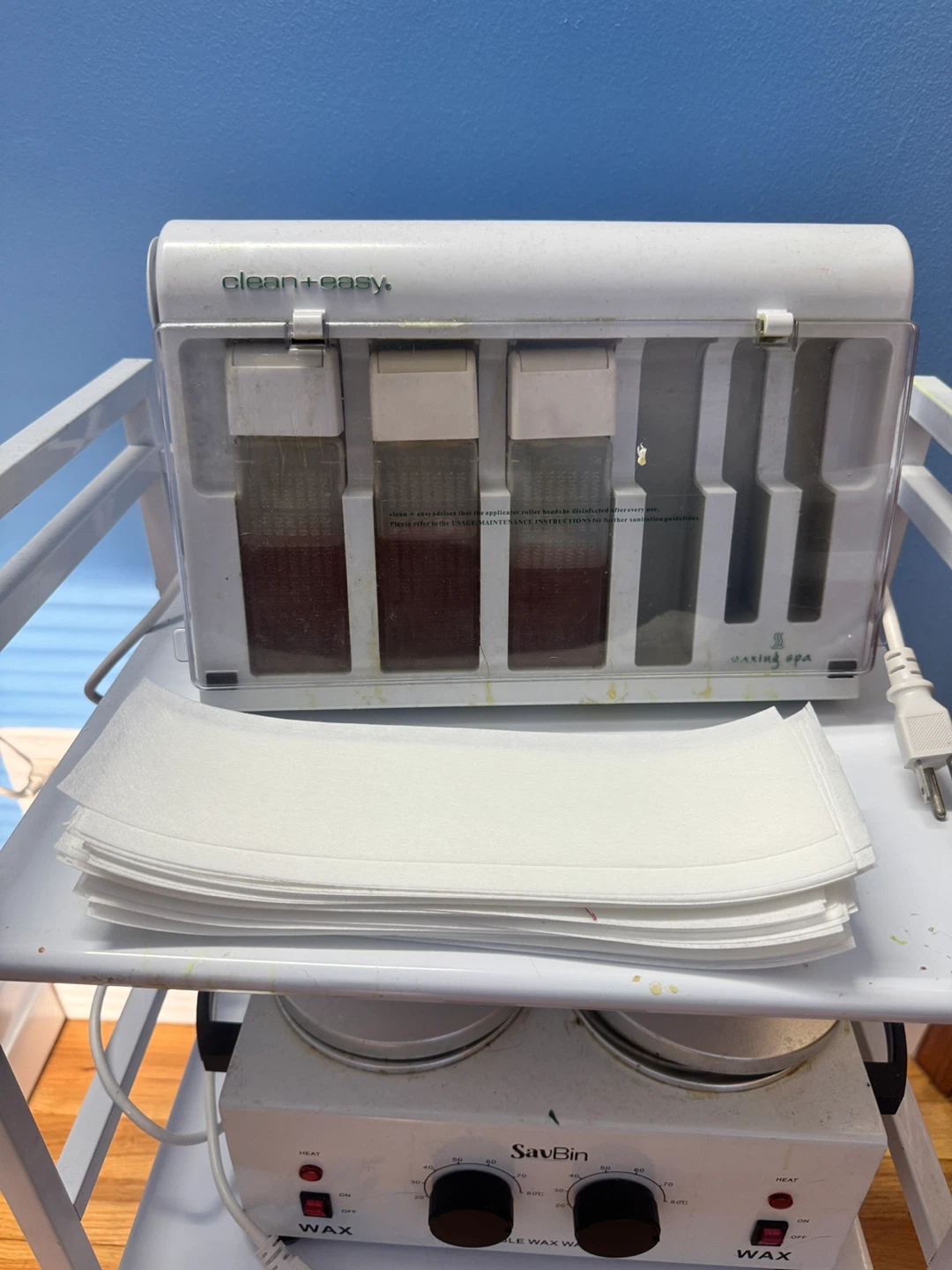 SavBin Double Wax Warmer + Clean + Easy Waxing Spa - photo 3