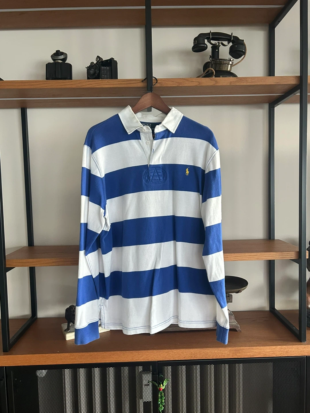 Polo by Ralph Lauren Striped Rugby Shirt - Size L