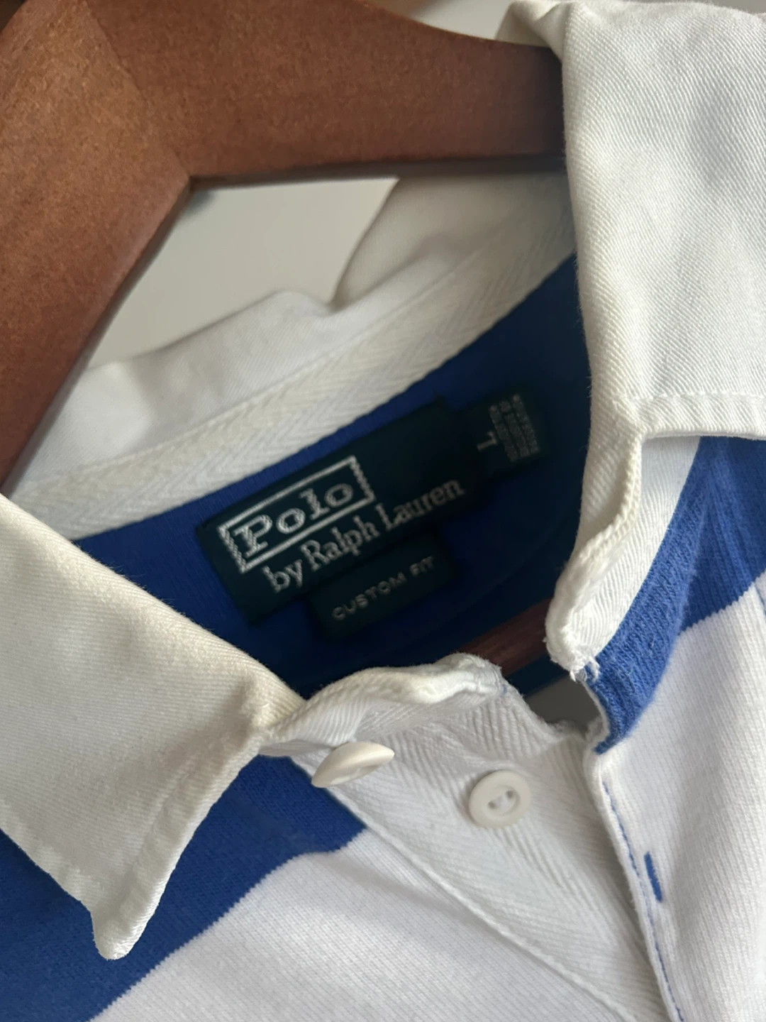 Polo by Ralph Lauren Striped Rugby Shirt - Size L - photo 3