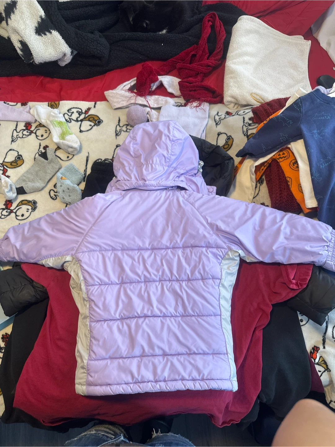 Rugged Bear Purple Kids Winter Jacket - photo 3