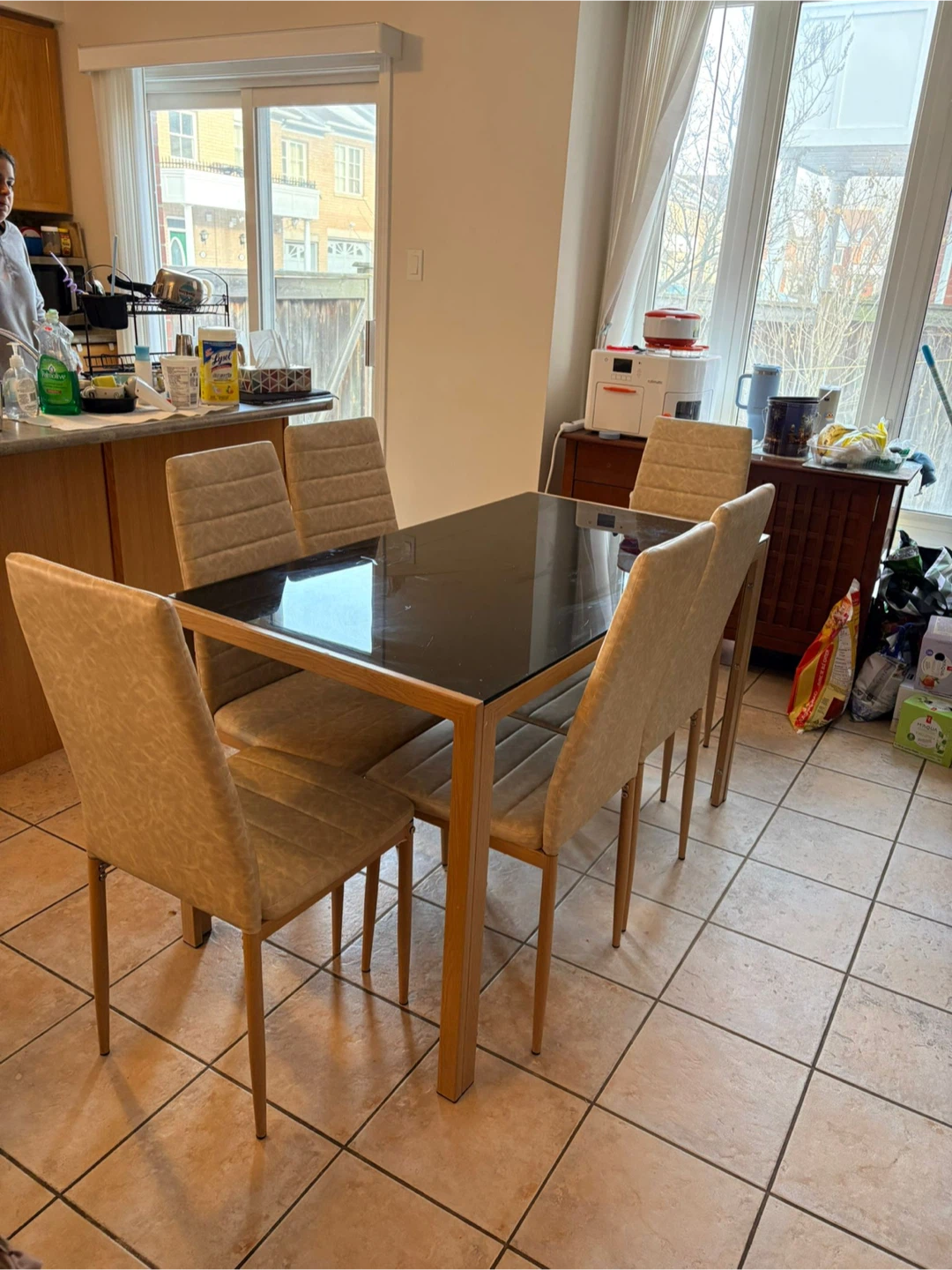 MUST GO- Dining Table Set with 6 Chairs - photo 4