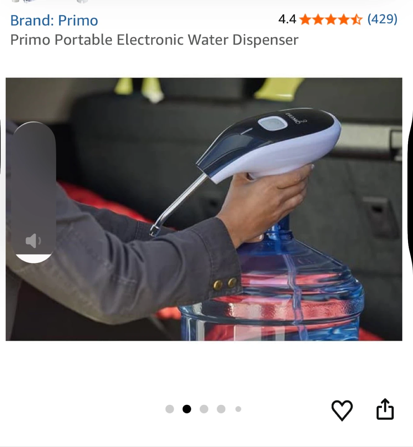 🌷Primo Portable Electronic Water Dispenser - photo 2