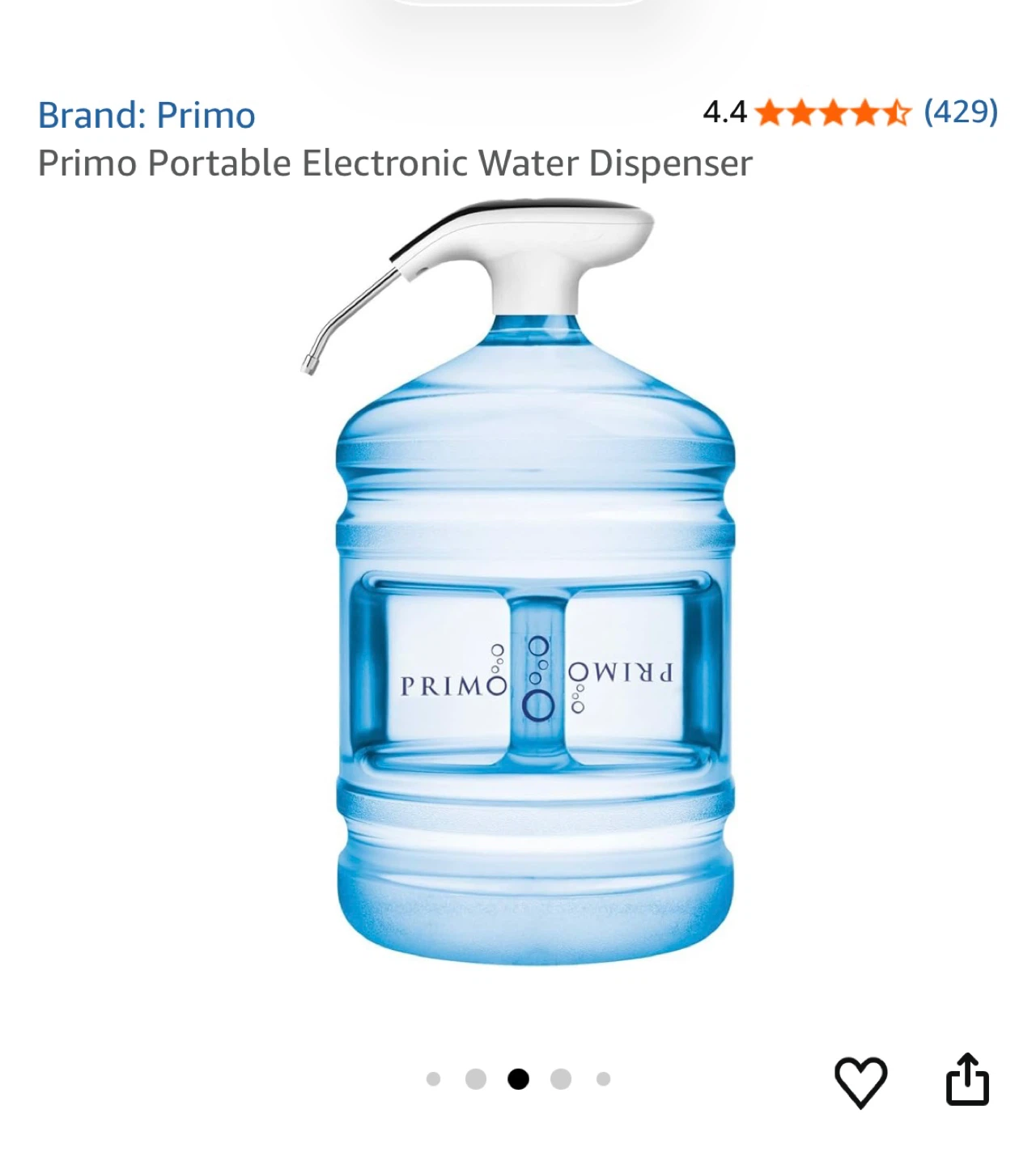 🌷Primo Portable Electronic Water Dispenser - photo 5