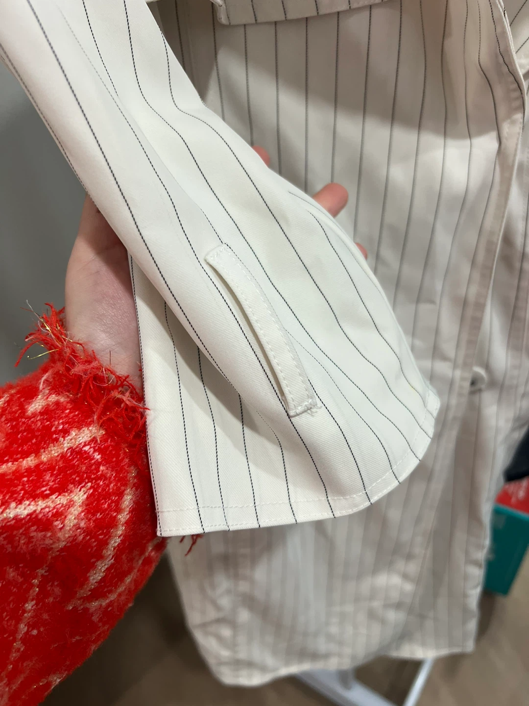 BCBGMAXAZRIA Striped Trench Coat - Size XS - photo 3