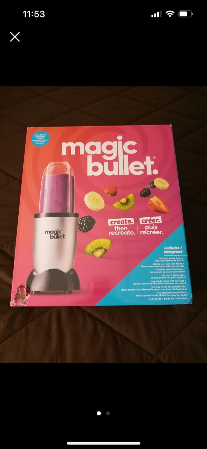 New in box Magic Bullet Blender with Accessories