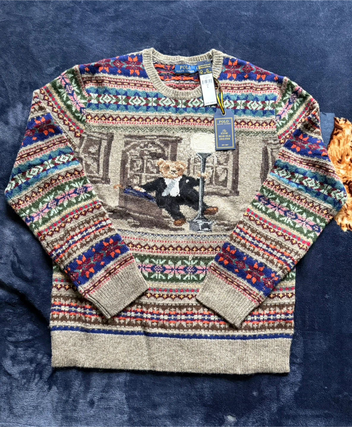 Polo Ralph Lauren Bear Isle Sweater - Size L