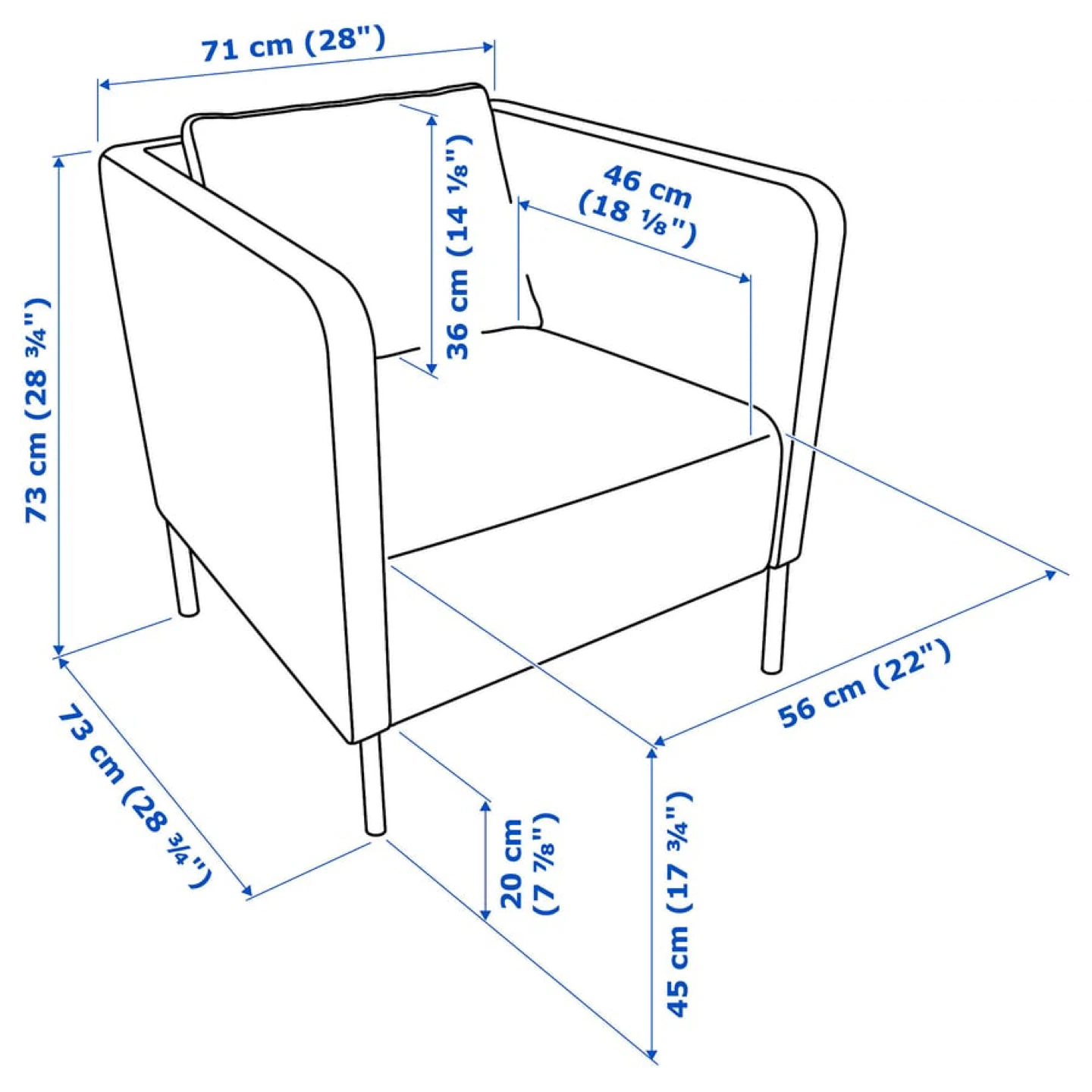 IKEA Strandmon Armchair - Black - photo 4