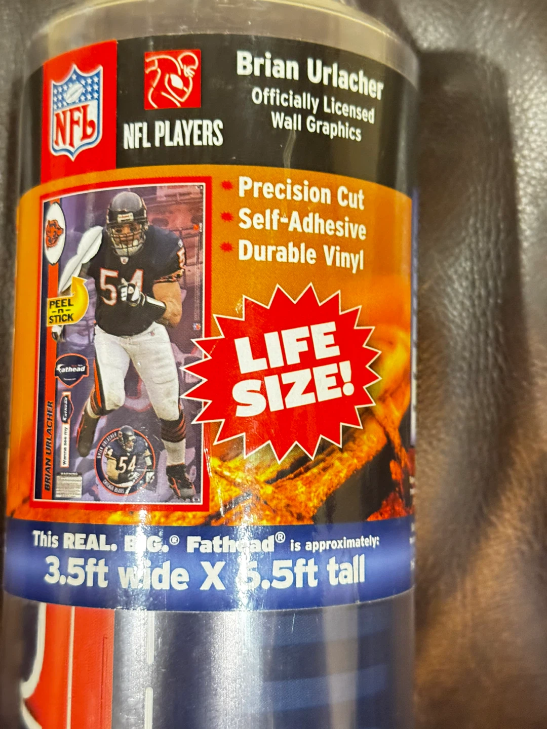 Brian Urlacher Fathead Wall Graphic - New - photo 2