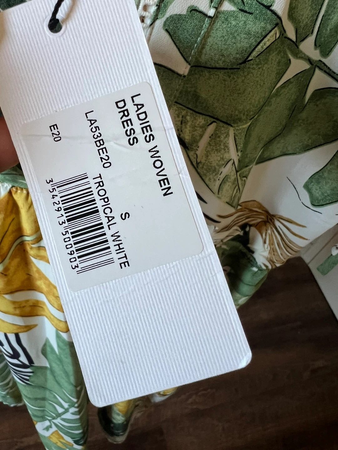 Molly Bracken Tropical White Dress - Size Small - photo 2