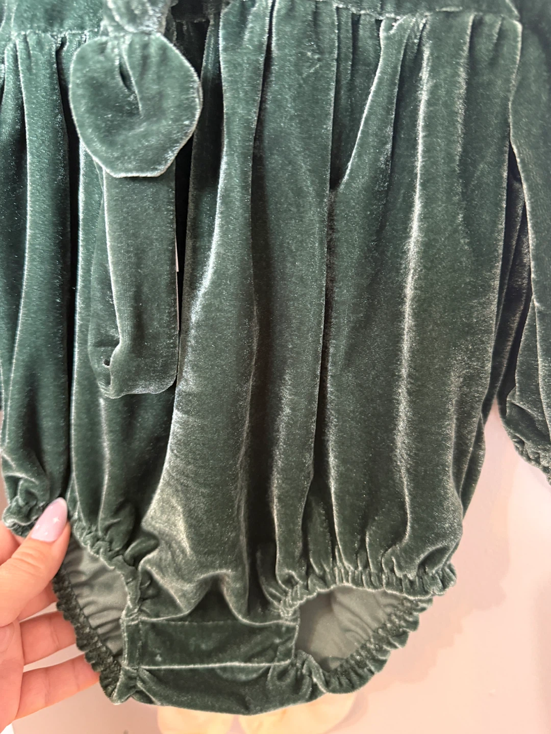 Carter's Velvet Bodysuit with Tights - 3-6 Months - photo 4