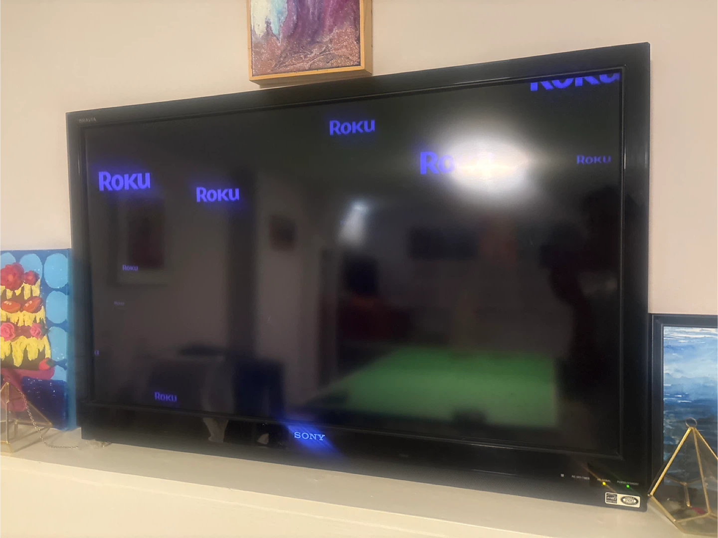 Sony TV with Roku Bravia 40 inches screen