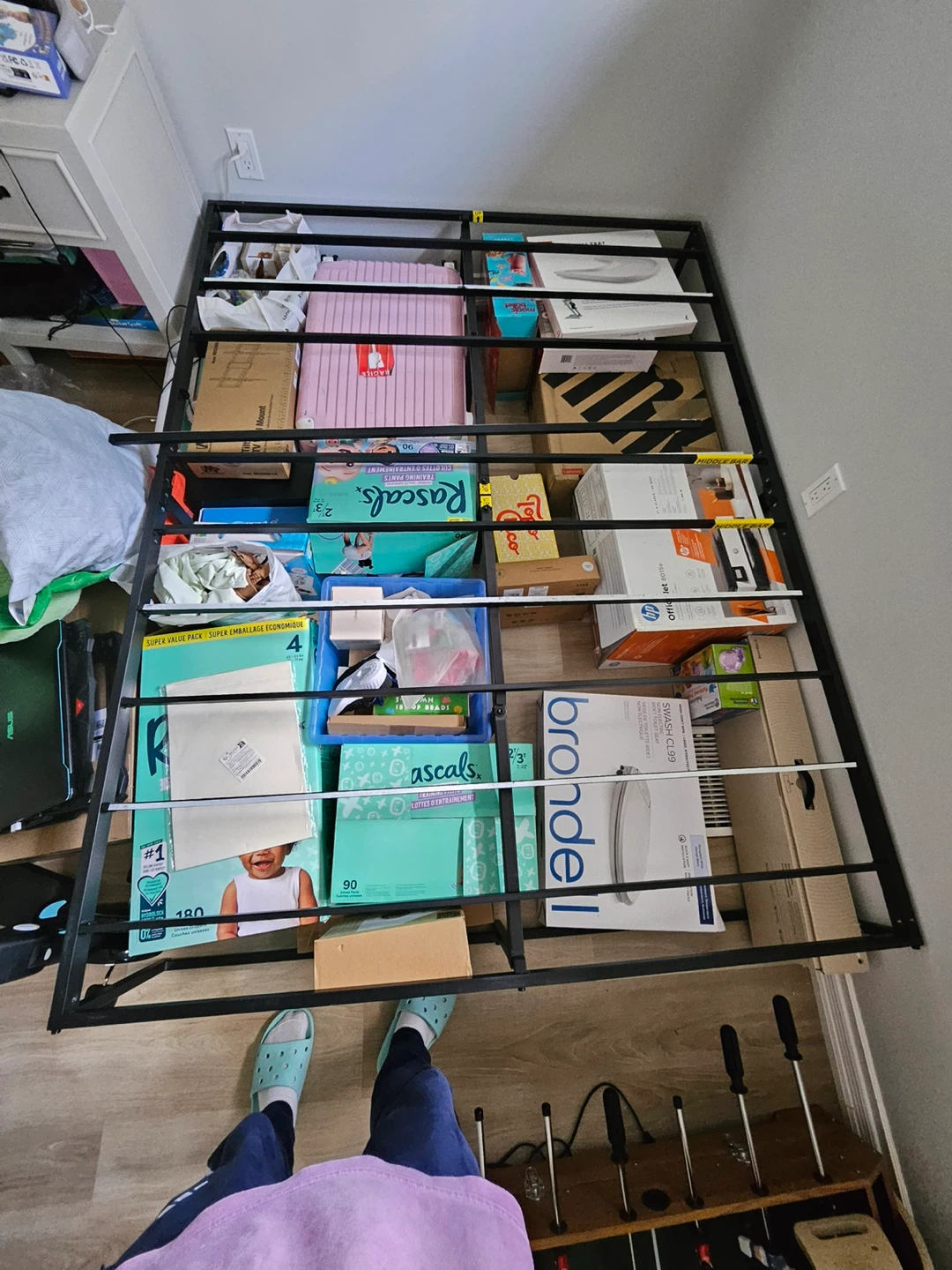14 Inch Bed Frame with Steel Slat Support