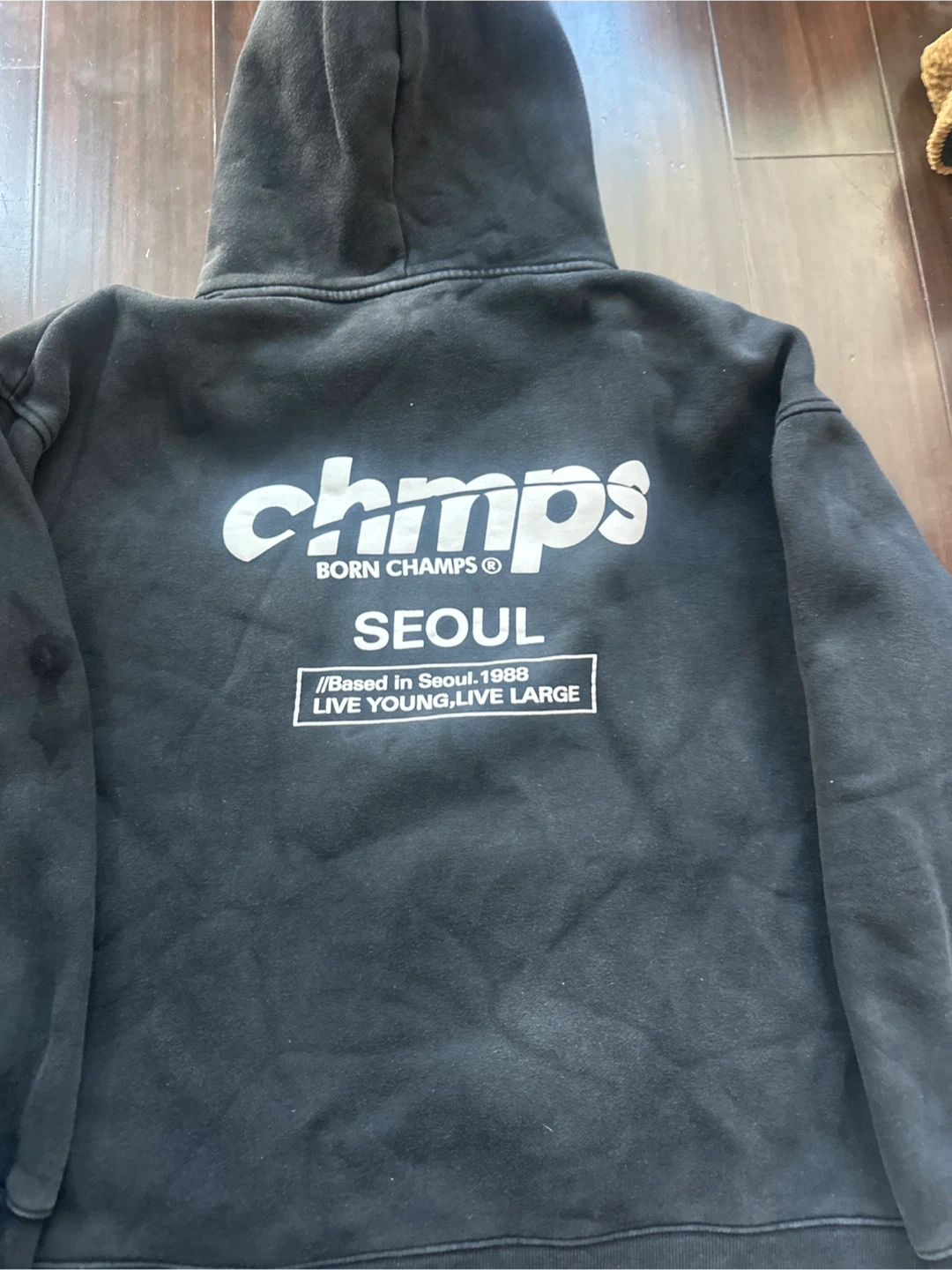 Chmps Black Hoodie - Size Unknown - photo 2