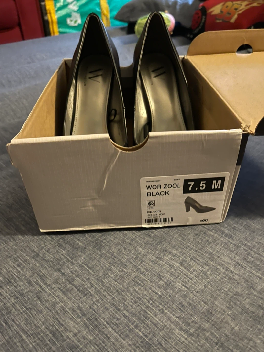 West Worthington Black Heels Size 7.5M - photo 2